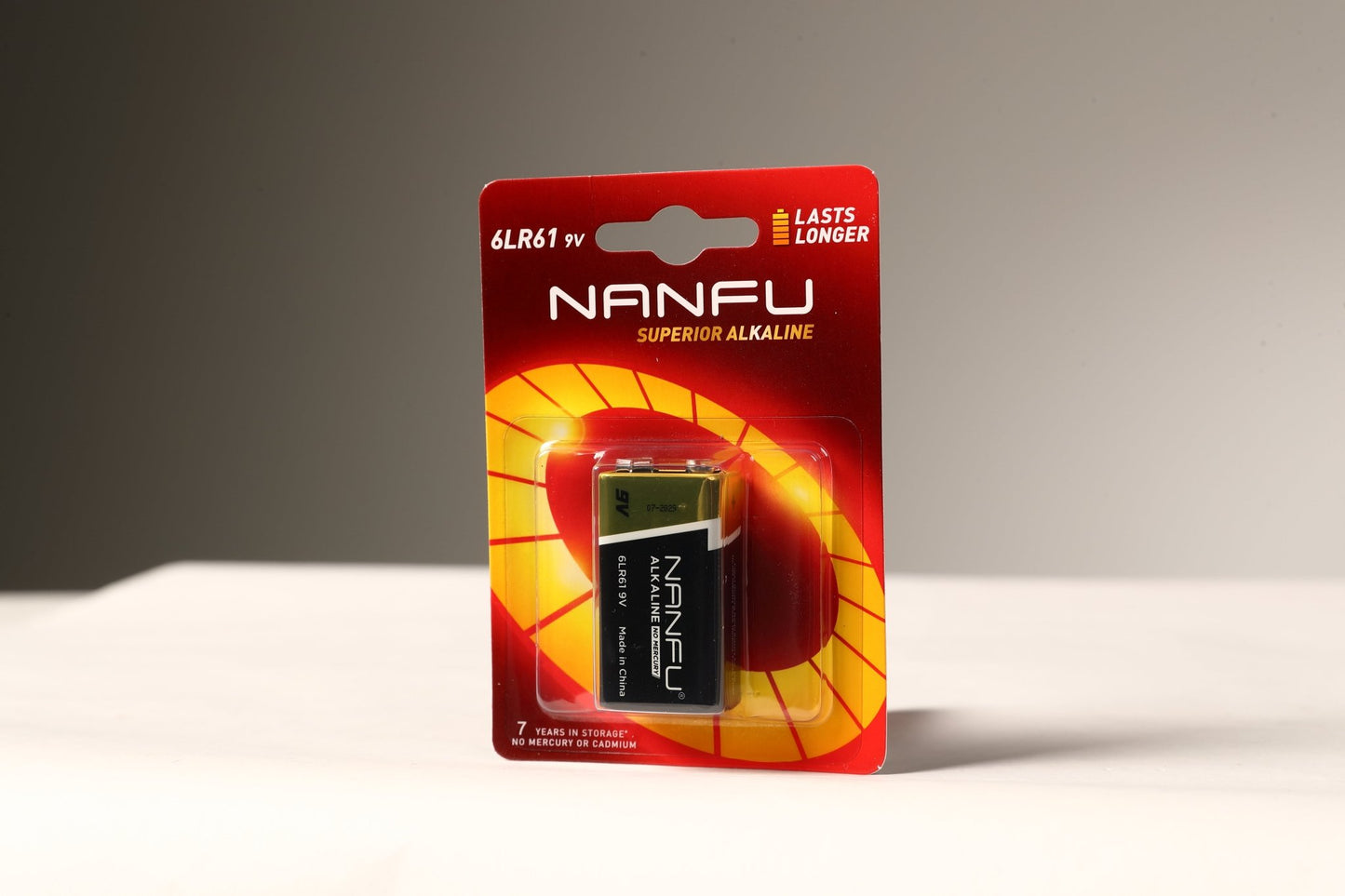 NANFU Alkaline Battery 9V 1 Pack - Nanfuusa