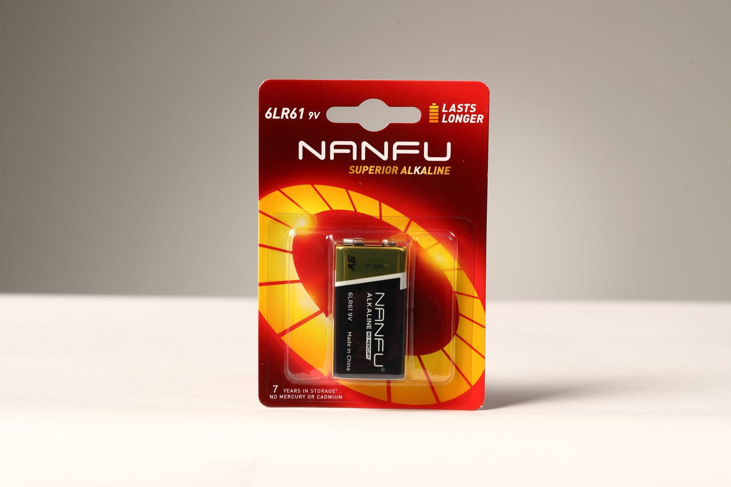 NANFU Alkaline Battery 9V 1 Pack - Nanfuusa