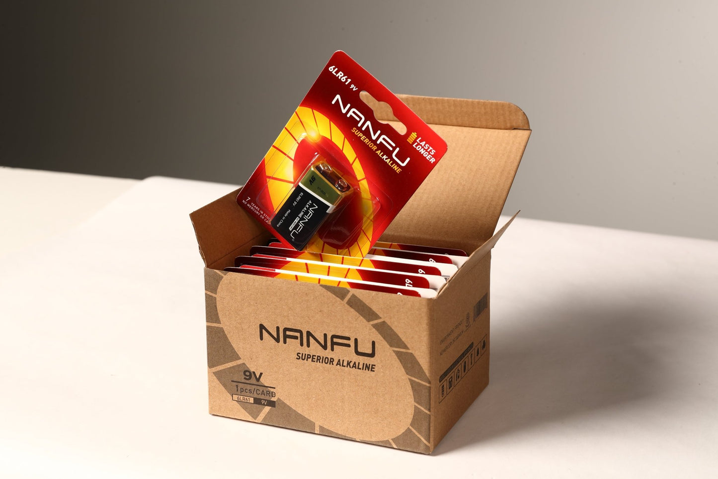 NANFU Alkaline Battery 9V 1 Pack - Nanfuusa