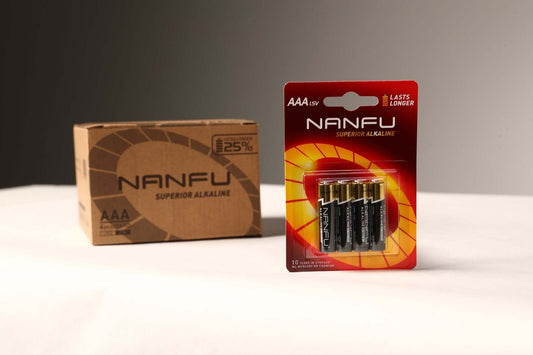 Box of Nanfu Alkaline 1.5V AAA4 Batteries - Nanfuusa