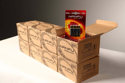 Box of Nanfu Alkaline 1.5V AAA4 Batteries - Nanfuusa