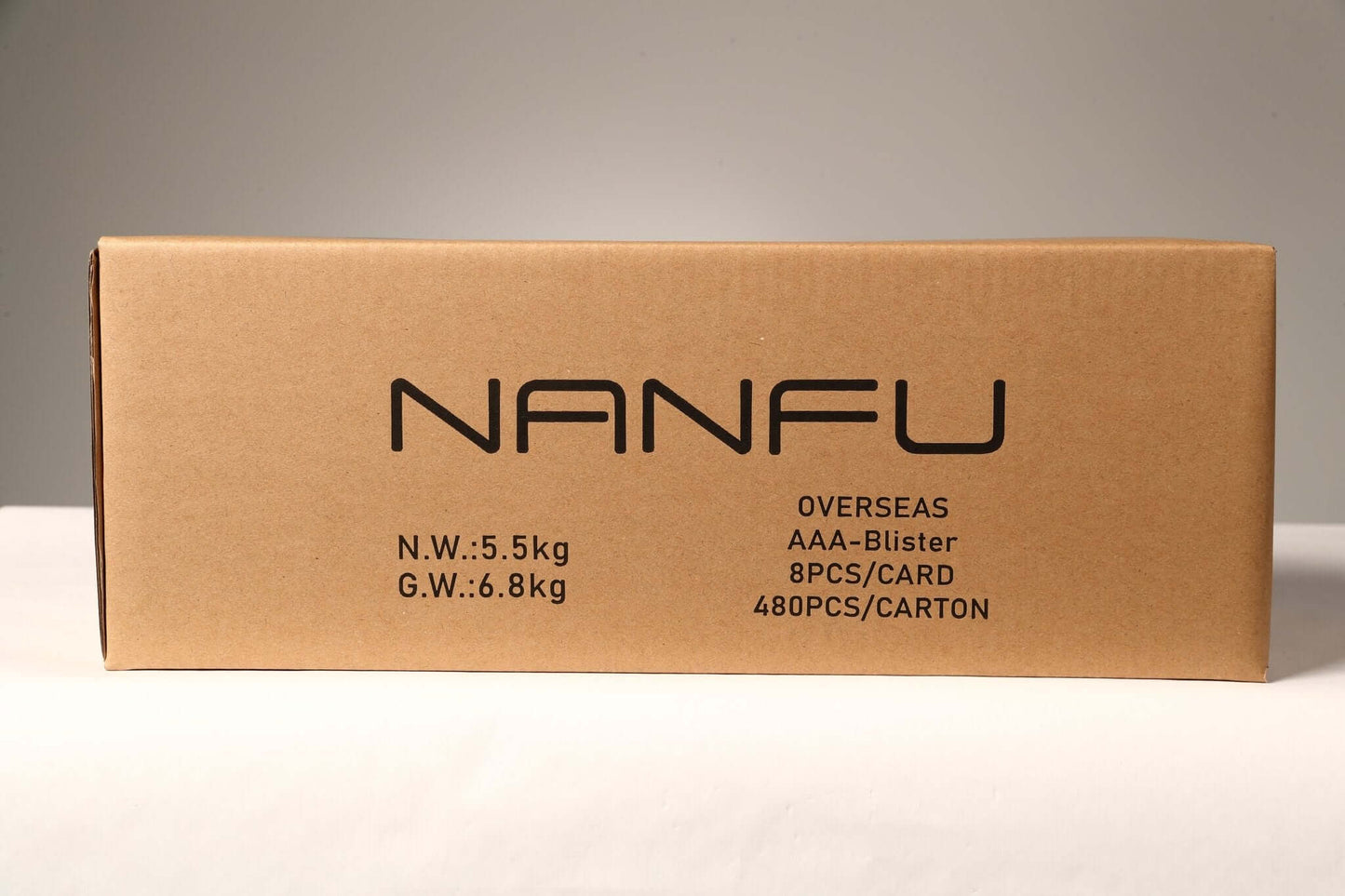 NANFU 1.5V AAA 8 pack Case of 480 pcs - Nanfuusa