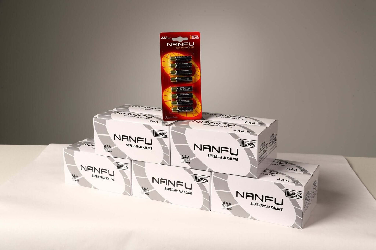 NANFU 1.5V AAA 8 pack Case of 480 pcs - Nanfuusa