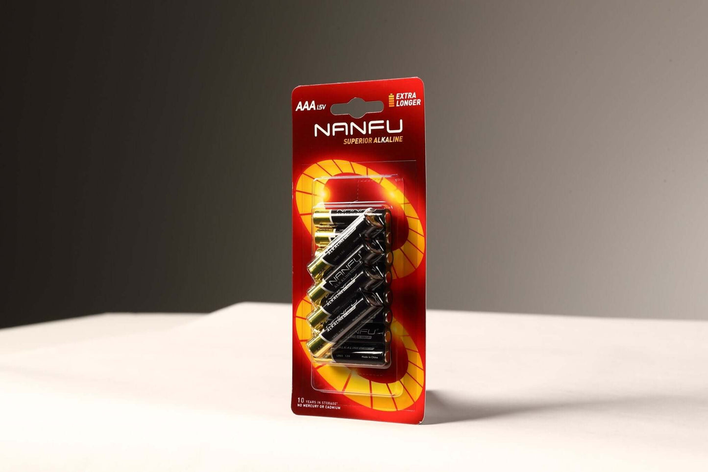 NANFU 1.5V AAA Alkaline Batteries 12 Blister Pack - Nanfuusa