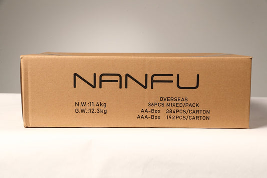 NANFU 1.5V Alkaline Batteries 36 mixed pack case - Nanfuusa