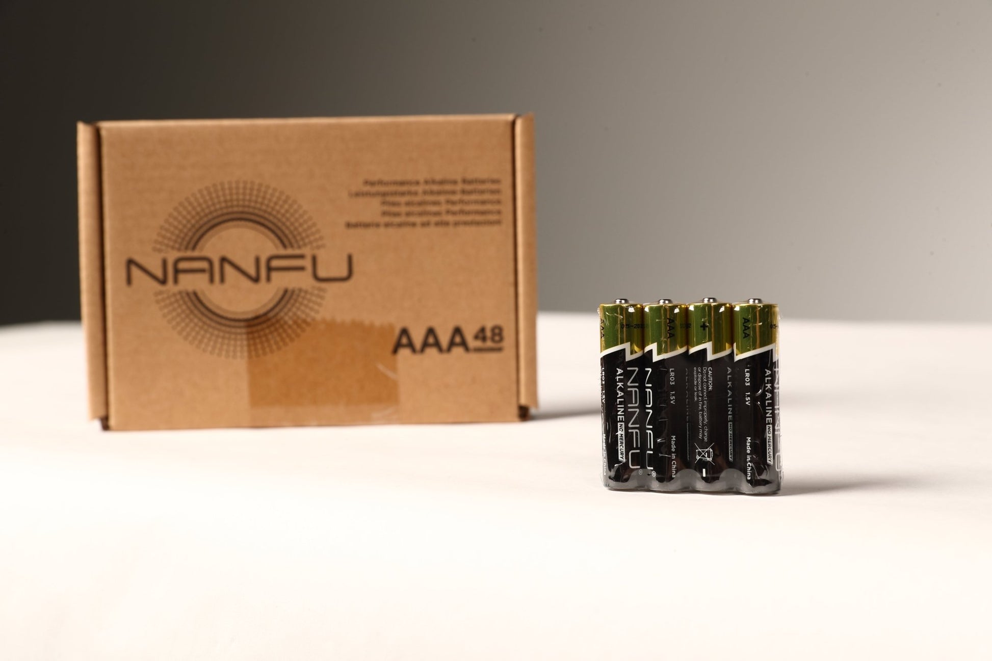 NANFU AA 1.5V Alkaline batteries 48 Pack, 720 pack per Case - Nanfuusa