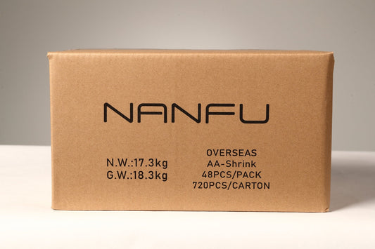 NANFU AA 1.5V Alkaline batteries 48 Pack, 720 pack per Case - Nanfuusa