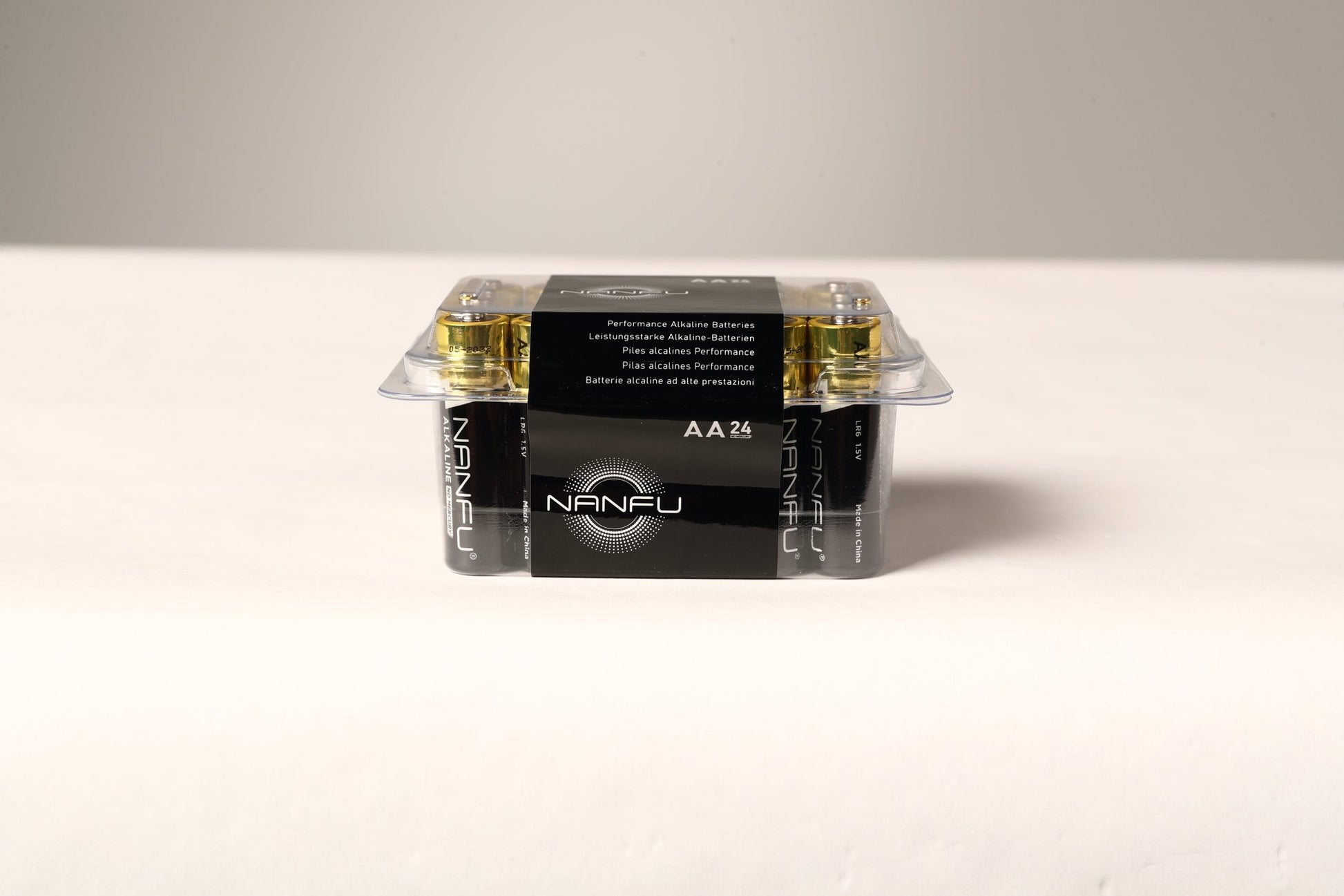 Nanfu AA Alkaline 1.5V batteries in 24 plastic box - Nanfuusa