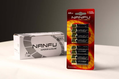 NANFU AA Alkaline Batteries 1.5V 8 Pack, 480 pack per case - Nanfuusa