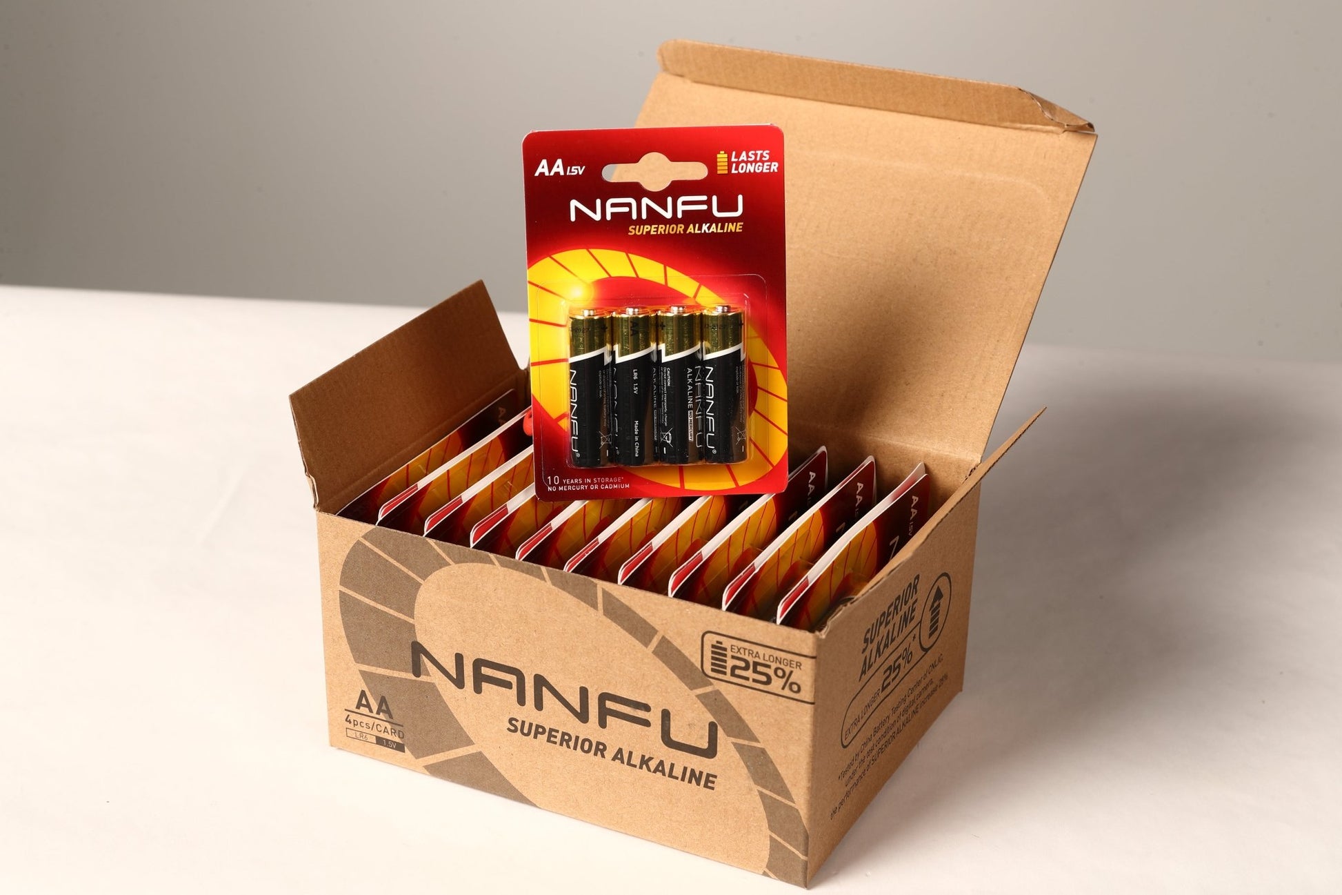 NANFU AA Alkaline Batteries 4 Pack - Nanfuusa