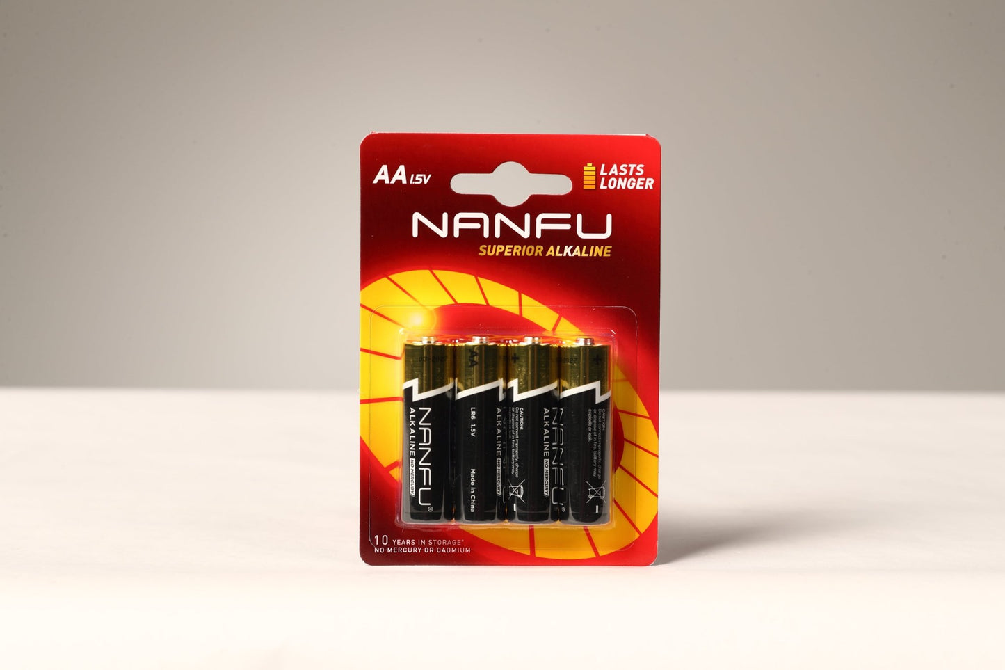 NANFU AA Alkaline Batteries 4 Pack - Nanfuusa