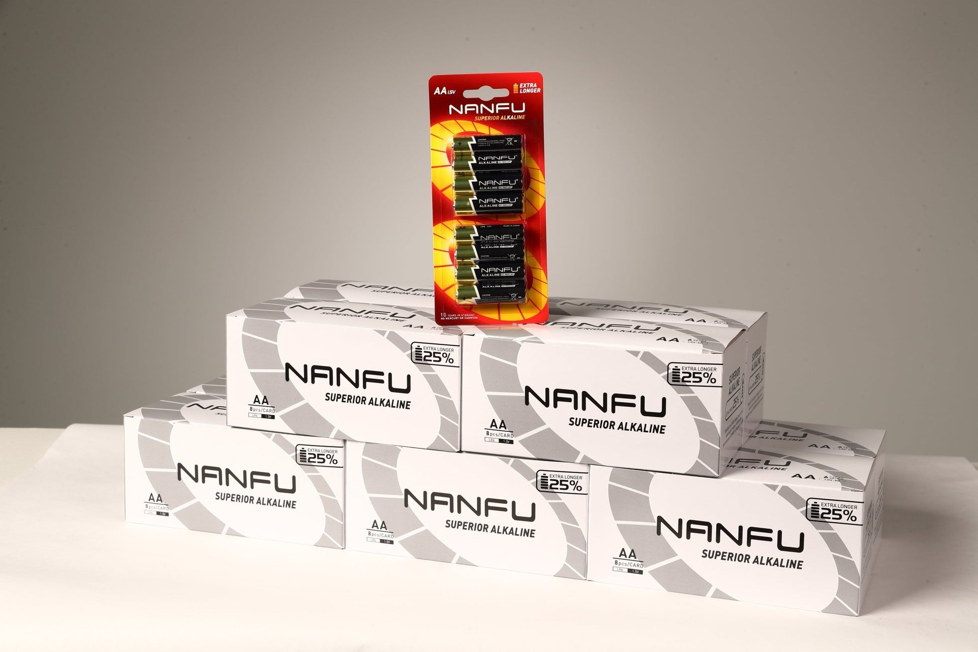 NANFU AA Alkaline Batteries 8 Pack - Nanfuusa