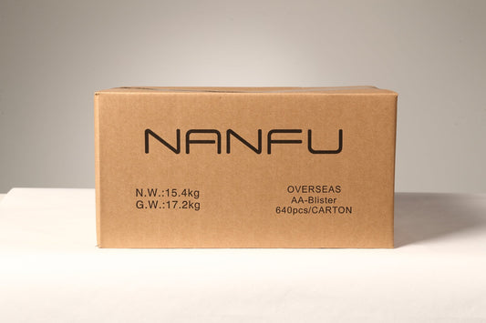 NANFU Alkaline 1.5V AA batteries 4 pack sale by case - Nanfuusa