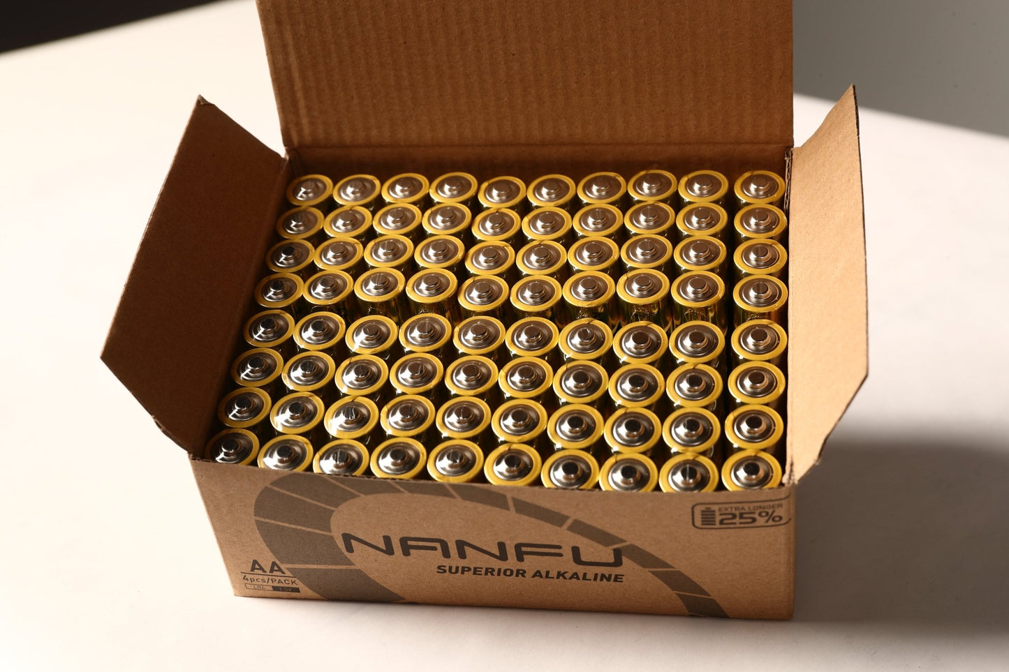 Nanfu Alkaline Batteries 80x 1.5V AA in Box - Nanfuusa