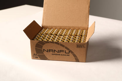 Nanfu Alkaline Batteries 80x 1.5V AA in Box - Nanfuusa