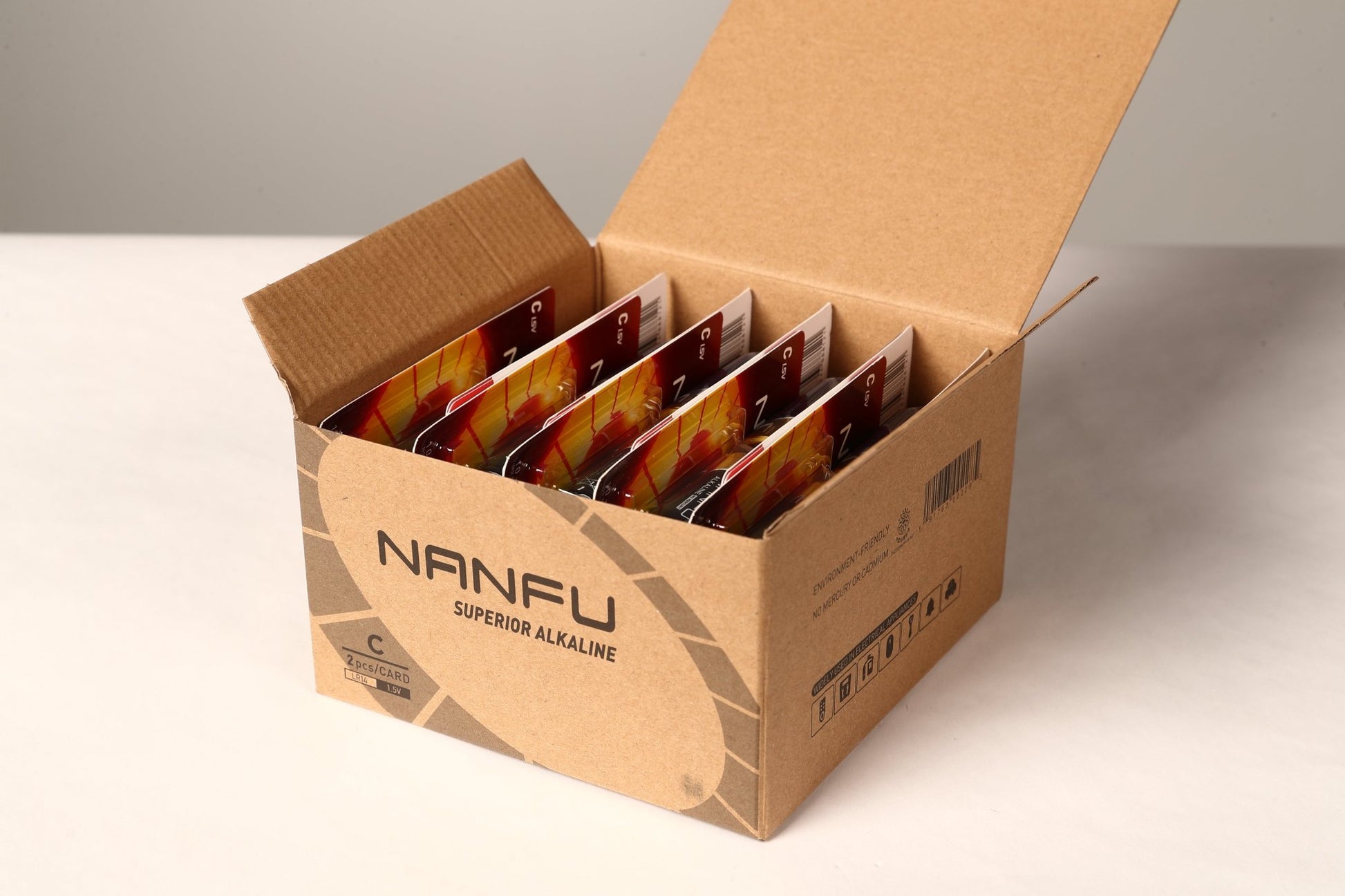 NANFU C Alkaline Batteries 2 Pack - Nanfuusa